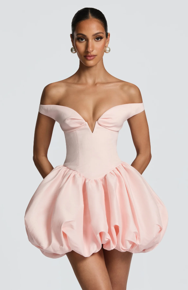 Vestido mini Eileen - Rubor
