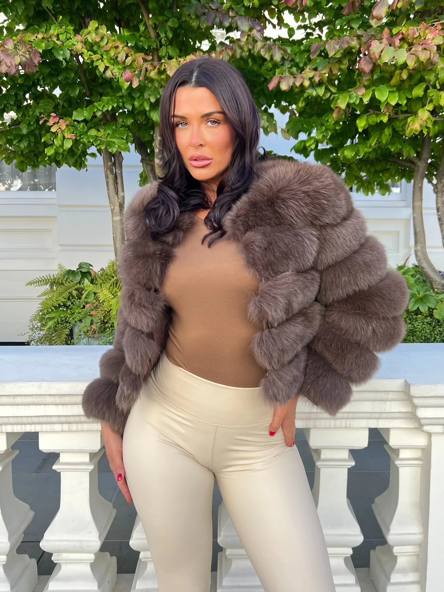 Chaqueta de piel Tiana Elegance